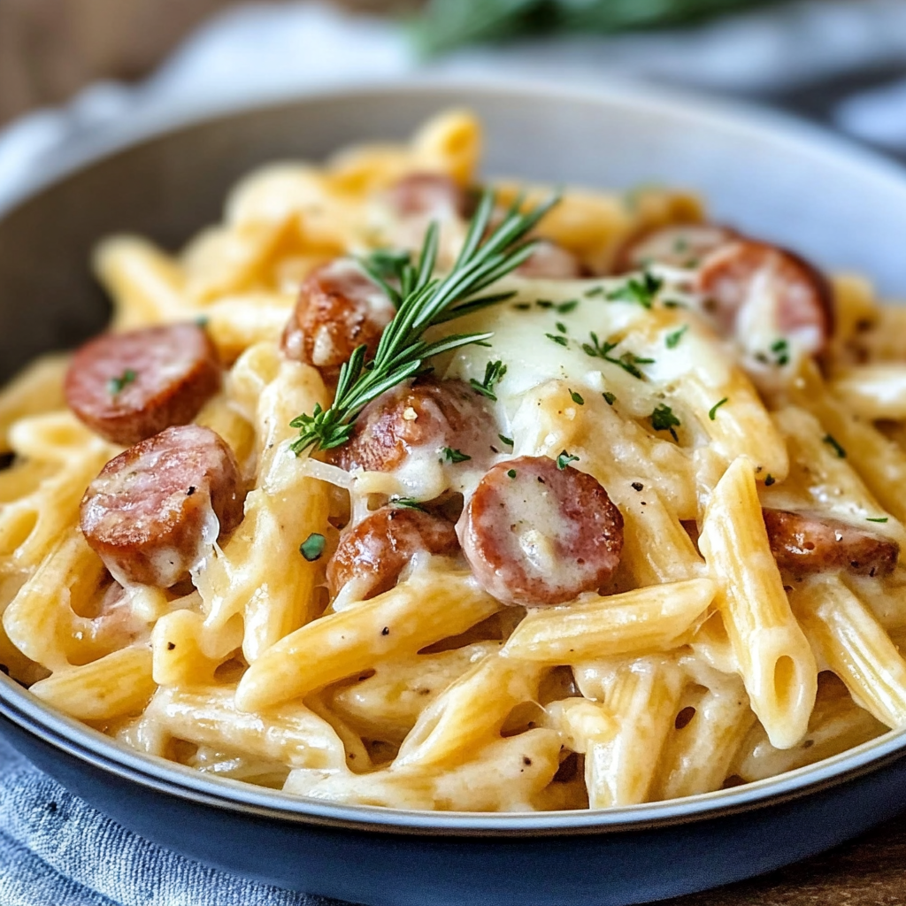 Creamy Kielbasa Pasta
