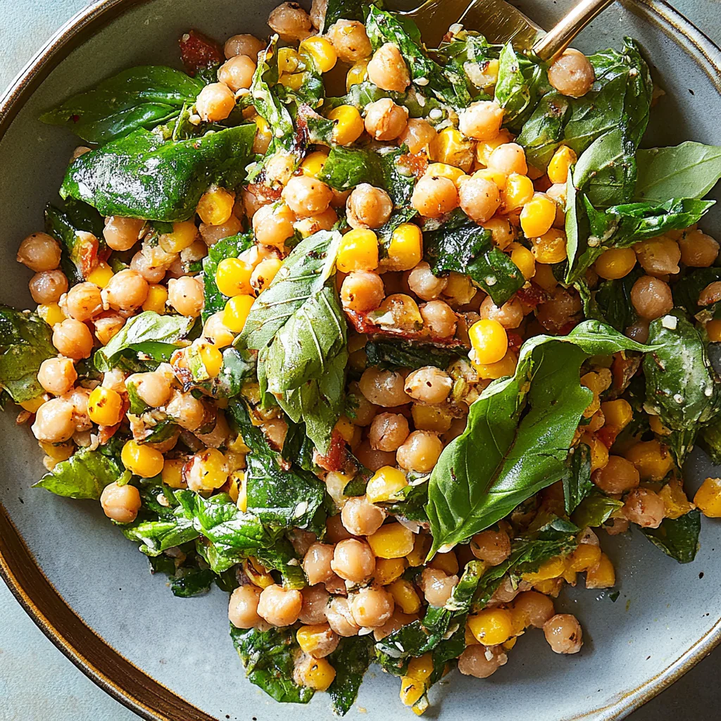 Corn and Chickpea Salad Recipe