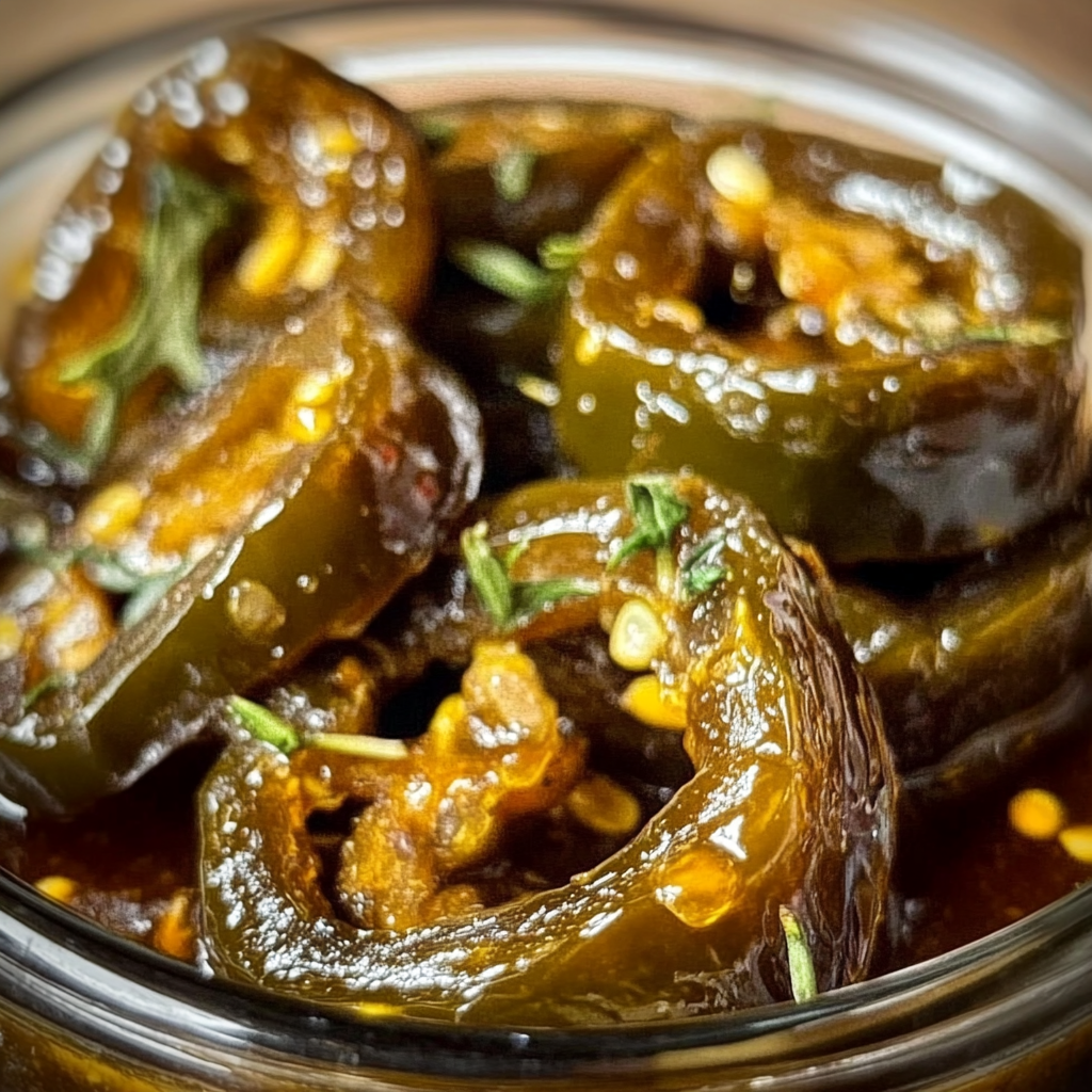 Sweet & Spicy Candied Jalapenos
