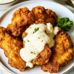 Fried Chicken with Creamy Gravy Recipe