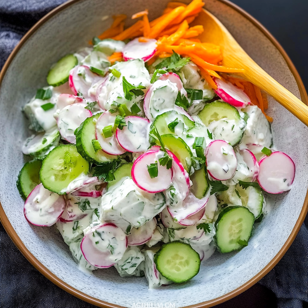 Cucumber Radish Salad Recipe
