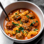 Creamy Italian Meatball Soup