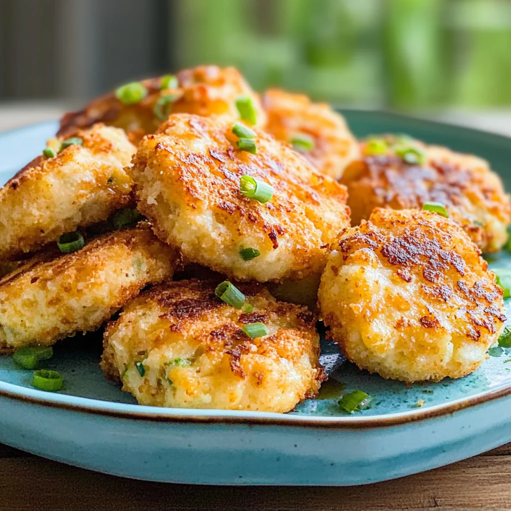 Cheesy Cauliflower Patties Recipe
