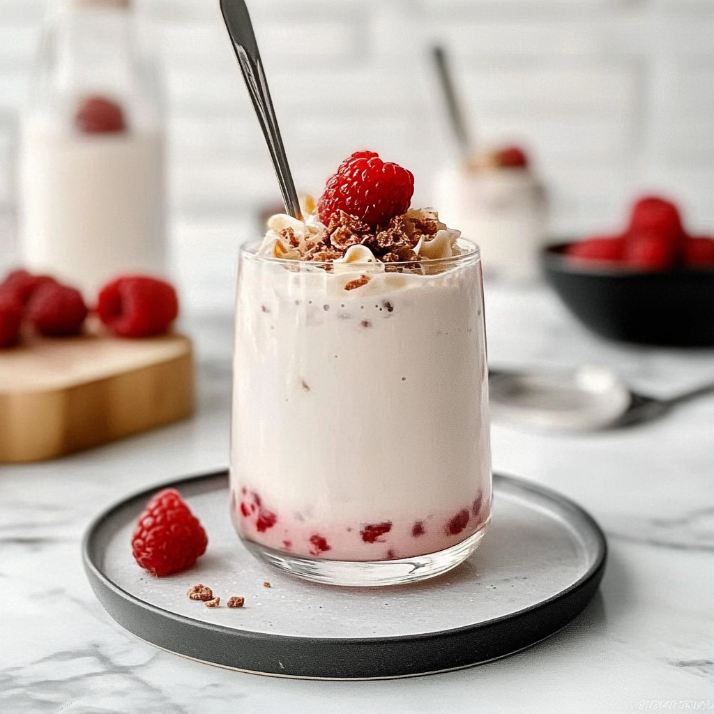 Vanilla Raspberry Iced Latte Recipe