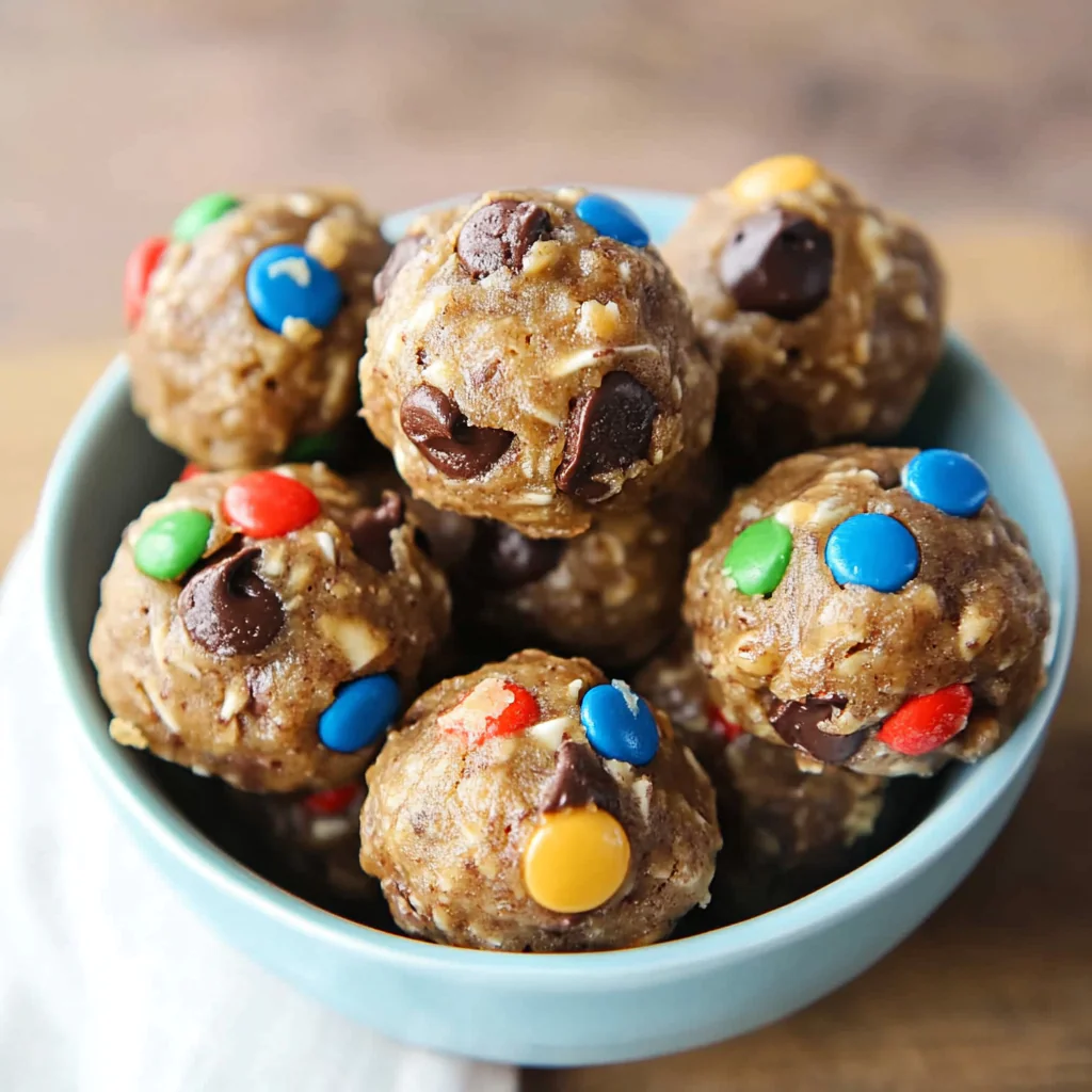 Healthy Monster Cookie Bites Recipe