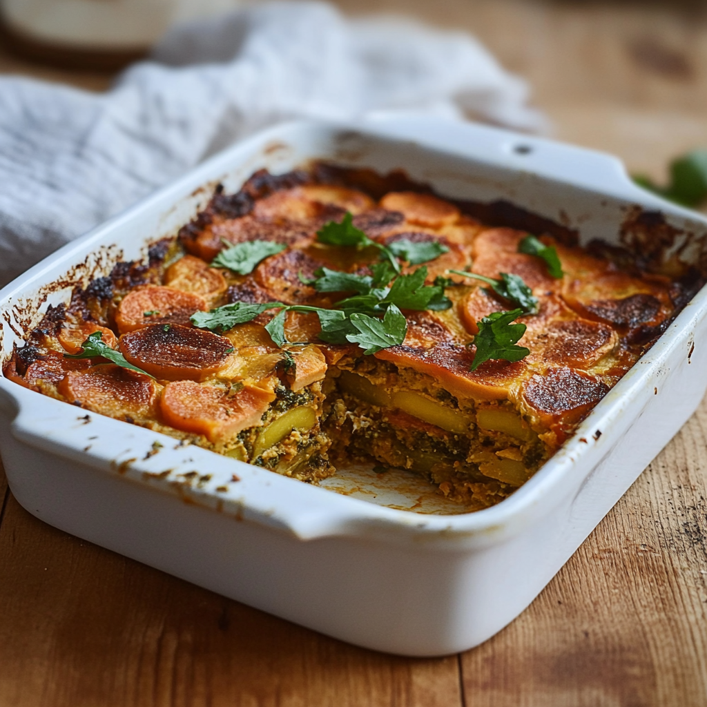 Sweet Potato Moussaka Recipe