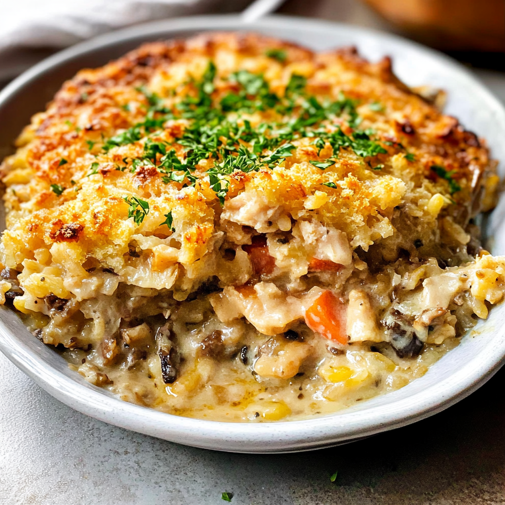 Chicken and Wild Rice Casserole Recipe