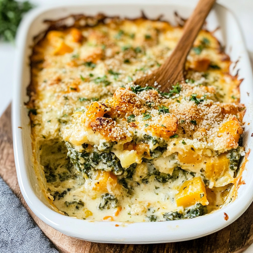 Roasted Butternut Squash Casserole Recipe
