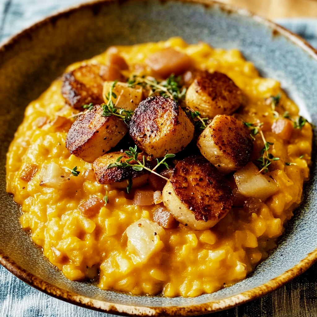 Creamy Pumpkin Risotto