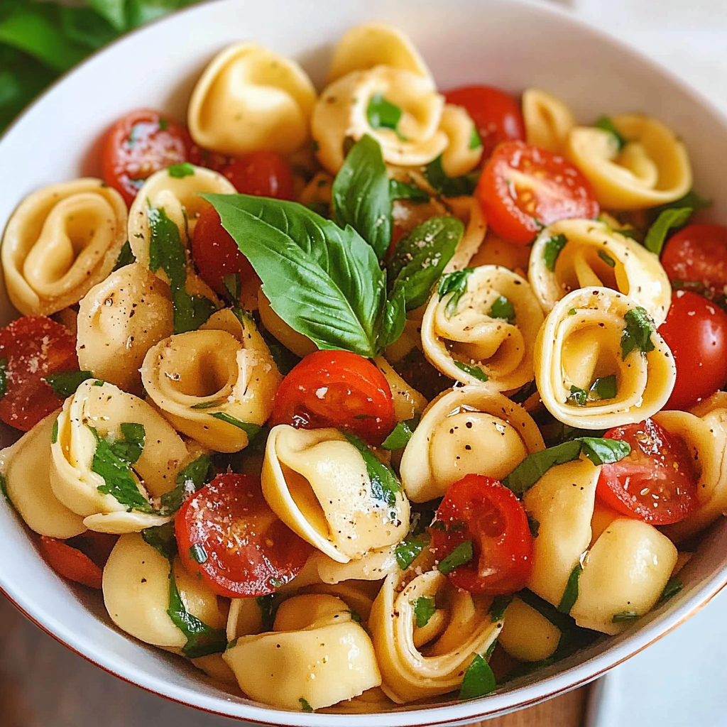 Tortellini Caprese Salad