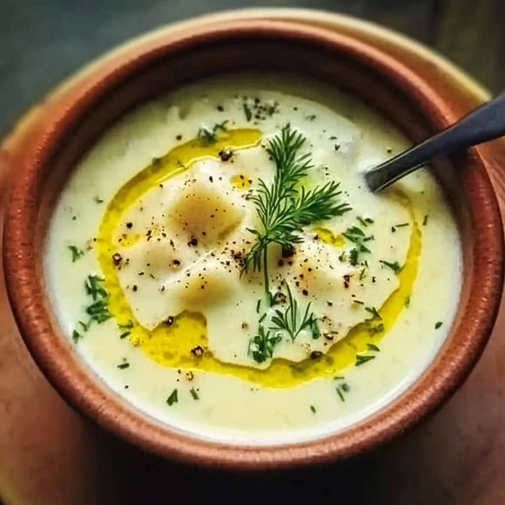 Creamy Avgolemono Soup