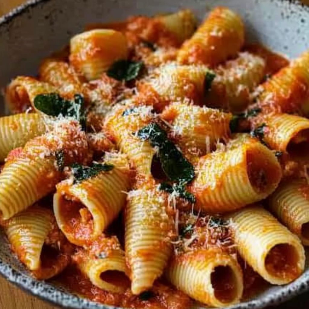 Pasta Shells with Tomato Sauce Recipe