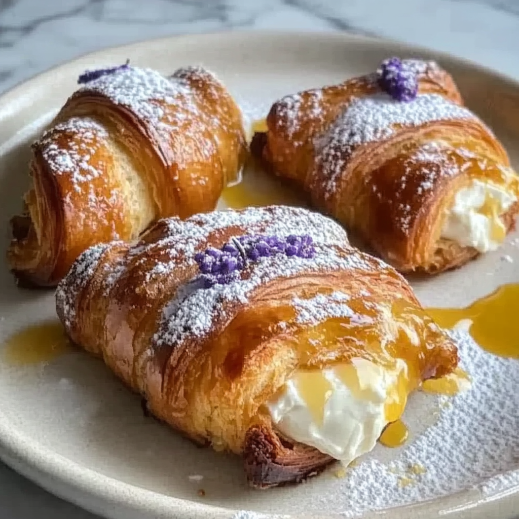 Whipped Ricotta with Honey Croissants Recipe