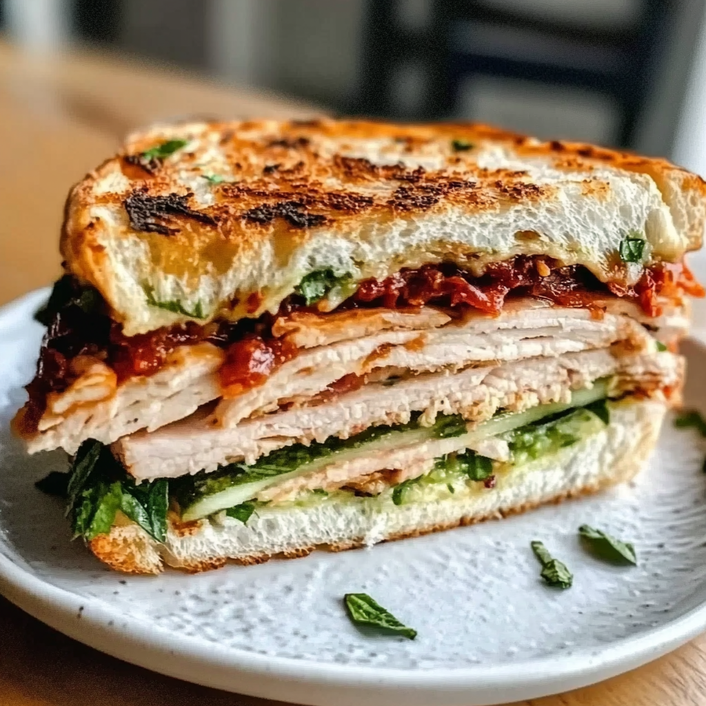 Trader Joe's Sun-Dried Tomato Focaccia Sandwich