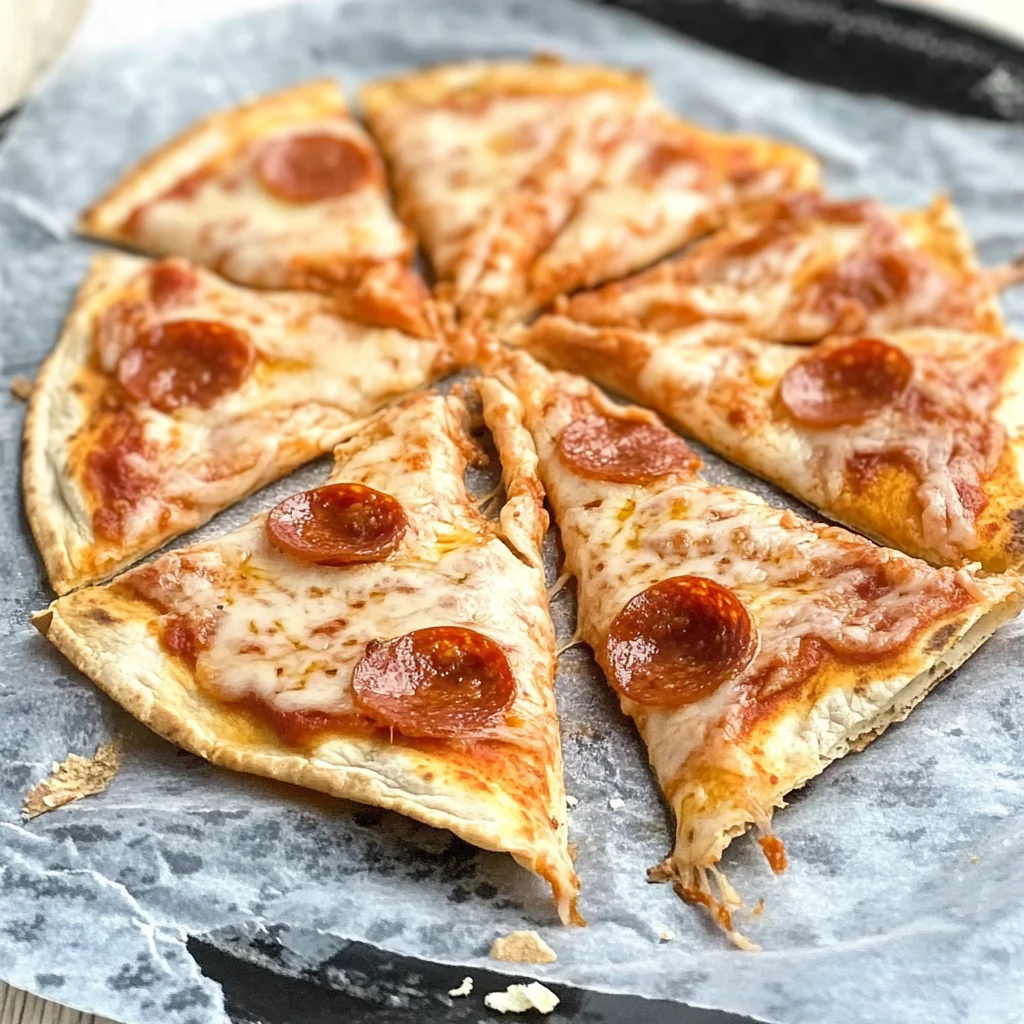 Pepperoni Pizza Quesadilla