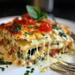White Chicken Caprese Lasagna Recipe