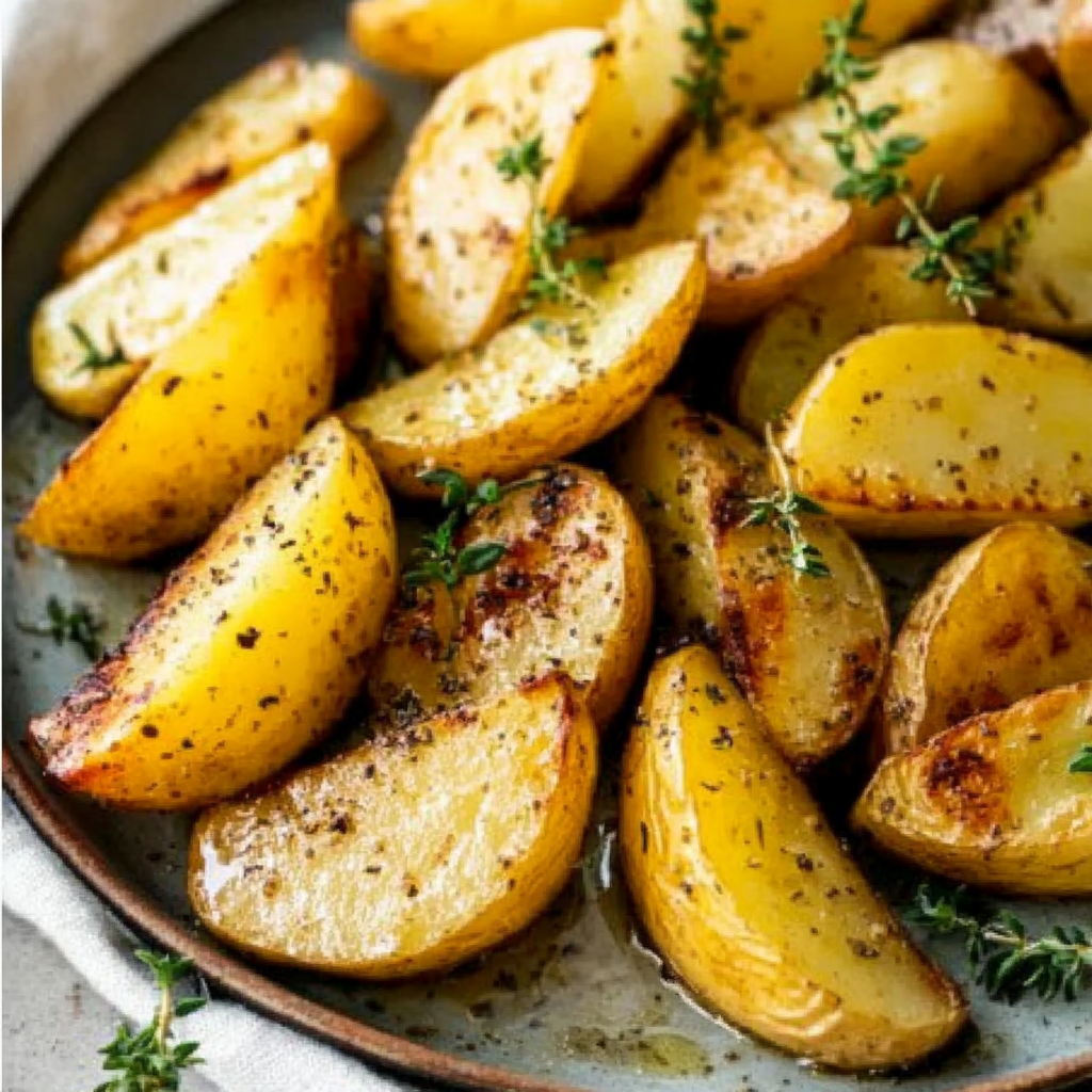 Lemon Roasted Greek Potatoes Recipe