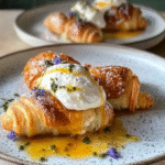 Whipped Ricotta with Honey Croissants Recipe