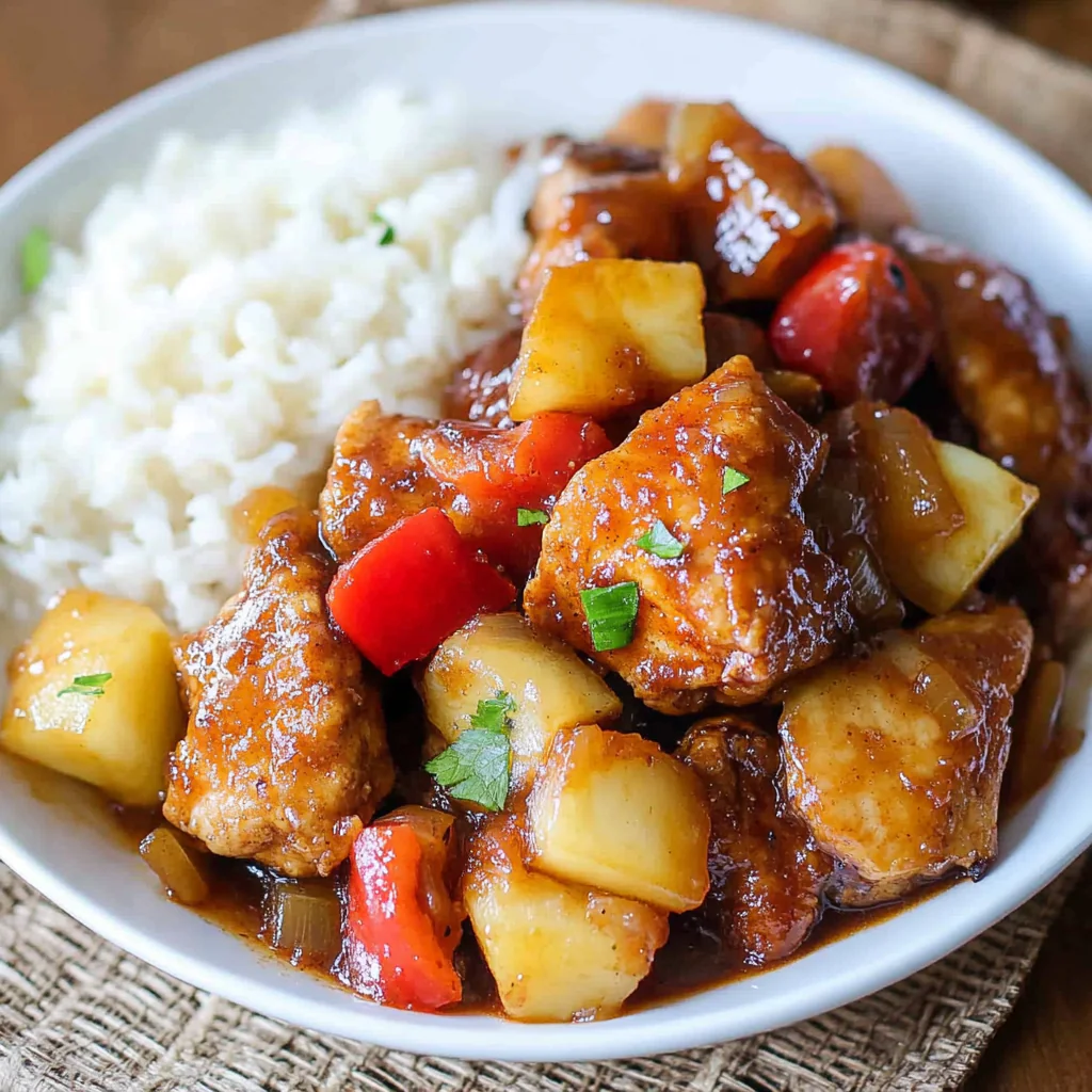 Slow Cooker Hawaiian Pineapple Chicken Recipe