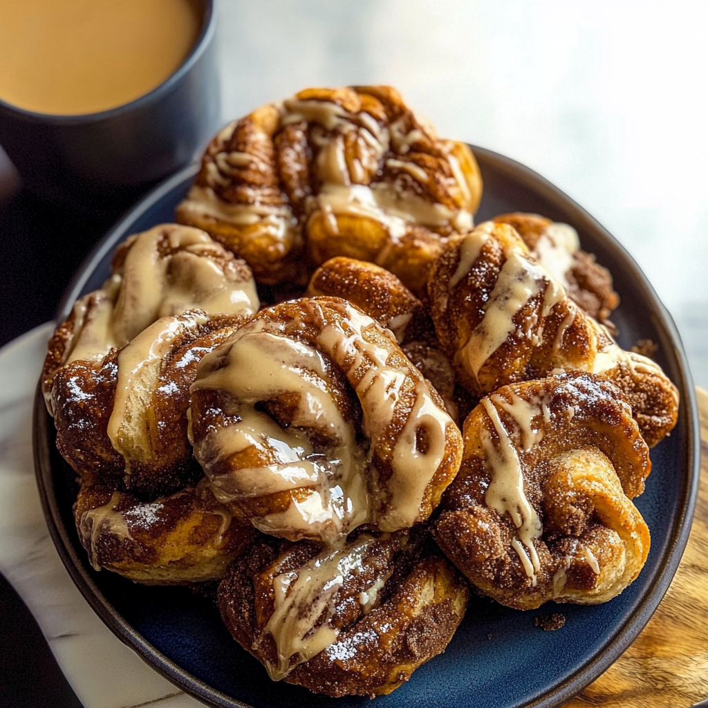 Cinnamon Knots with Coffee Icing Recipe