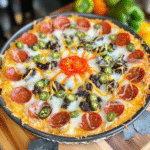 Spiderweb Taco Dip