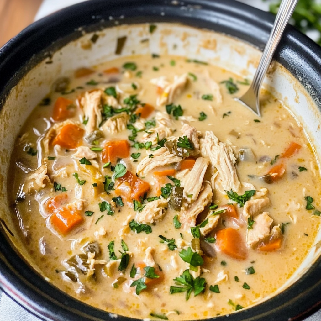Crockpot Chicken and Rice Soup Recipe