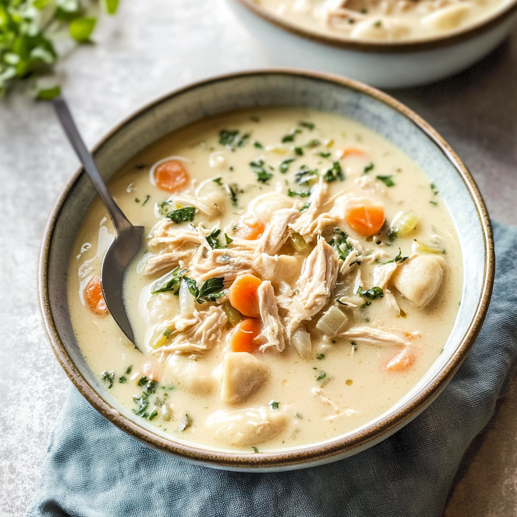 Crockpot Chicken Gnocchi Soup Recipe