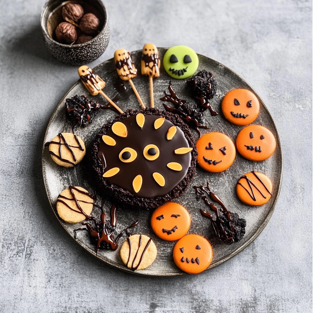 Dinner & Halloween Dessert