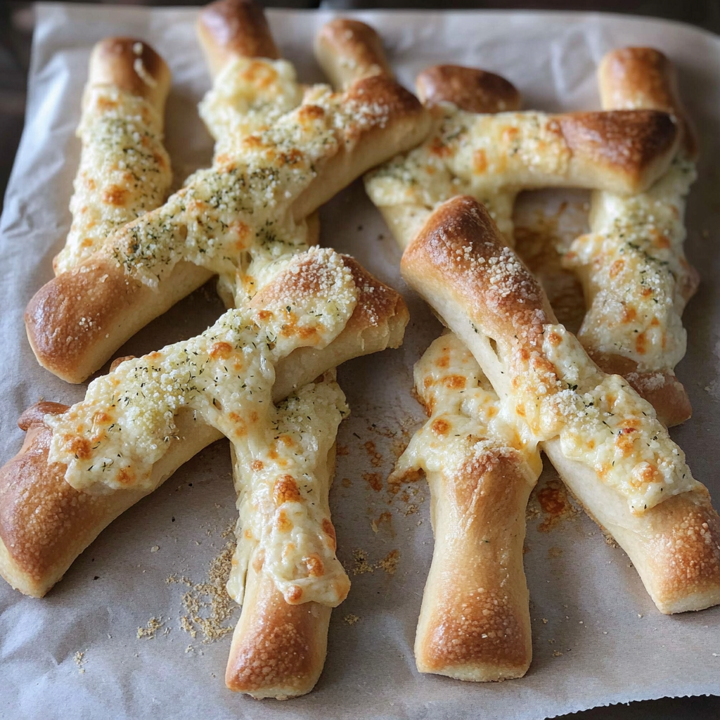 Cheesy Halloween Breadstick Bones Recipe