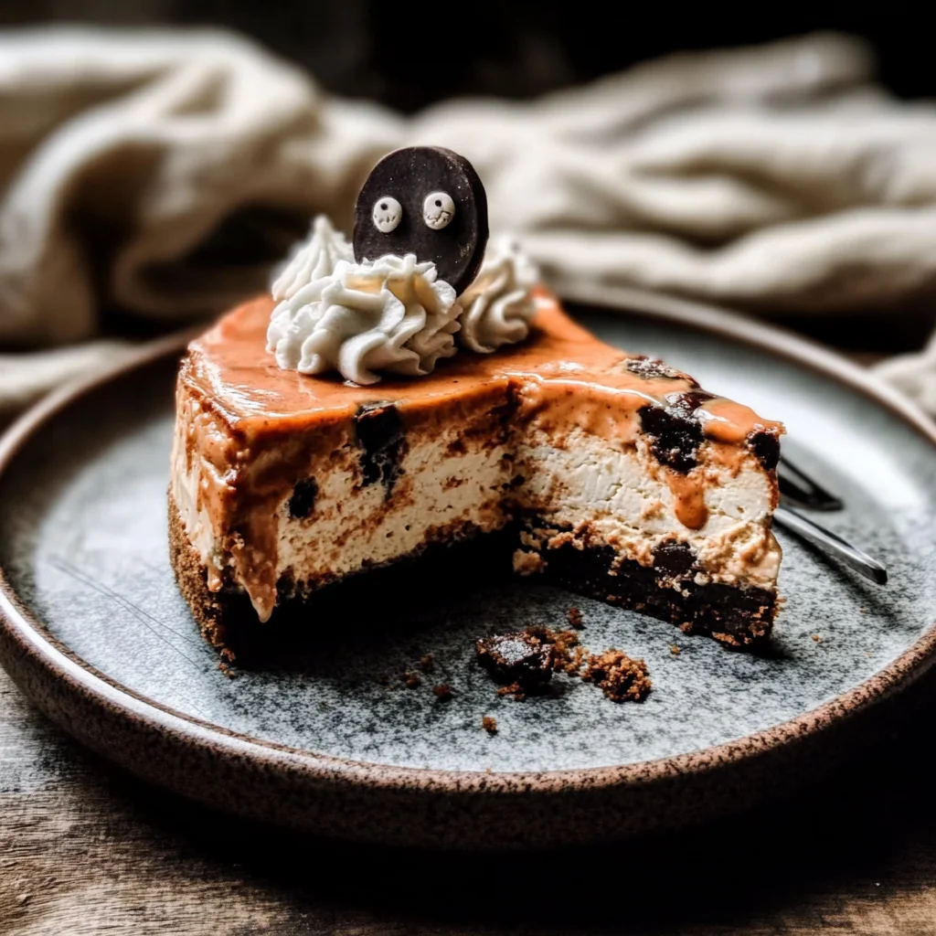 Halloween Cookies and Cream Cheesecake Recipe