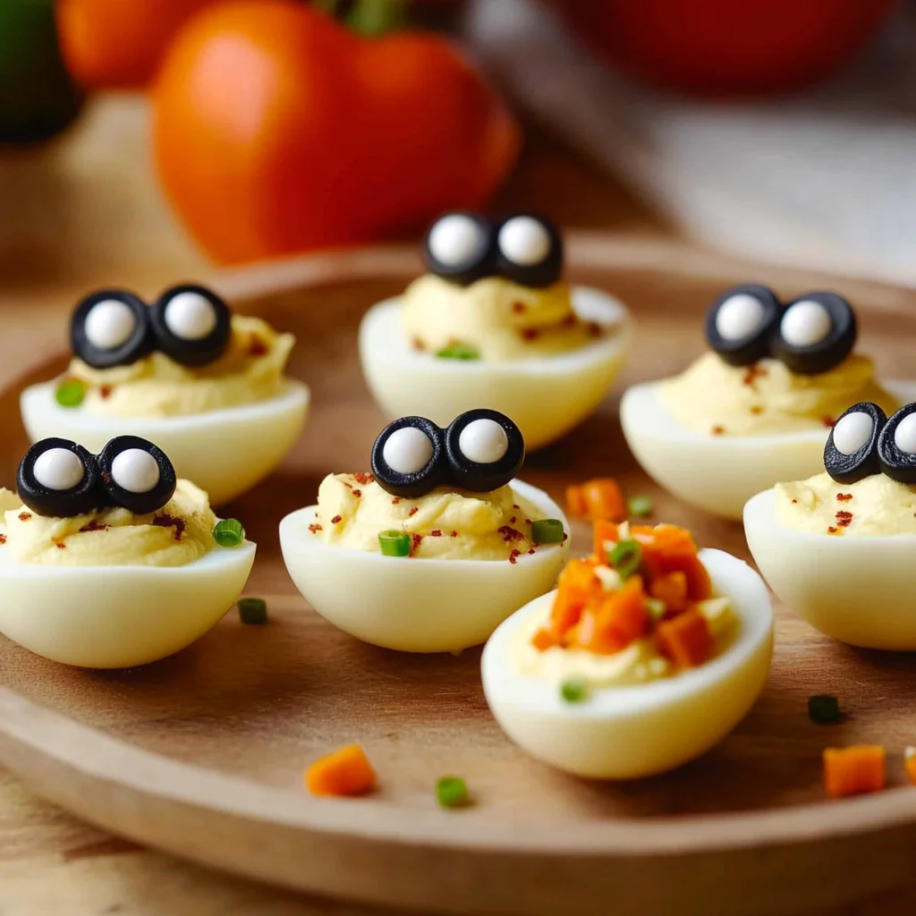 Spider Deviled Eggs Recipe