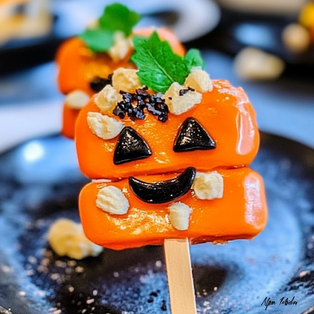Halloween Apple Pops