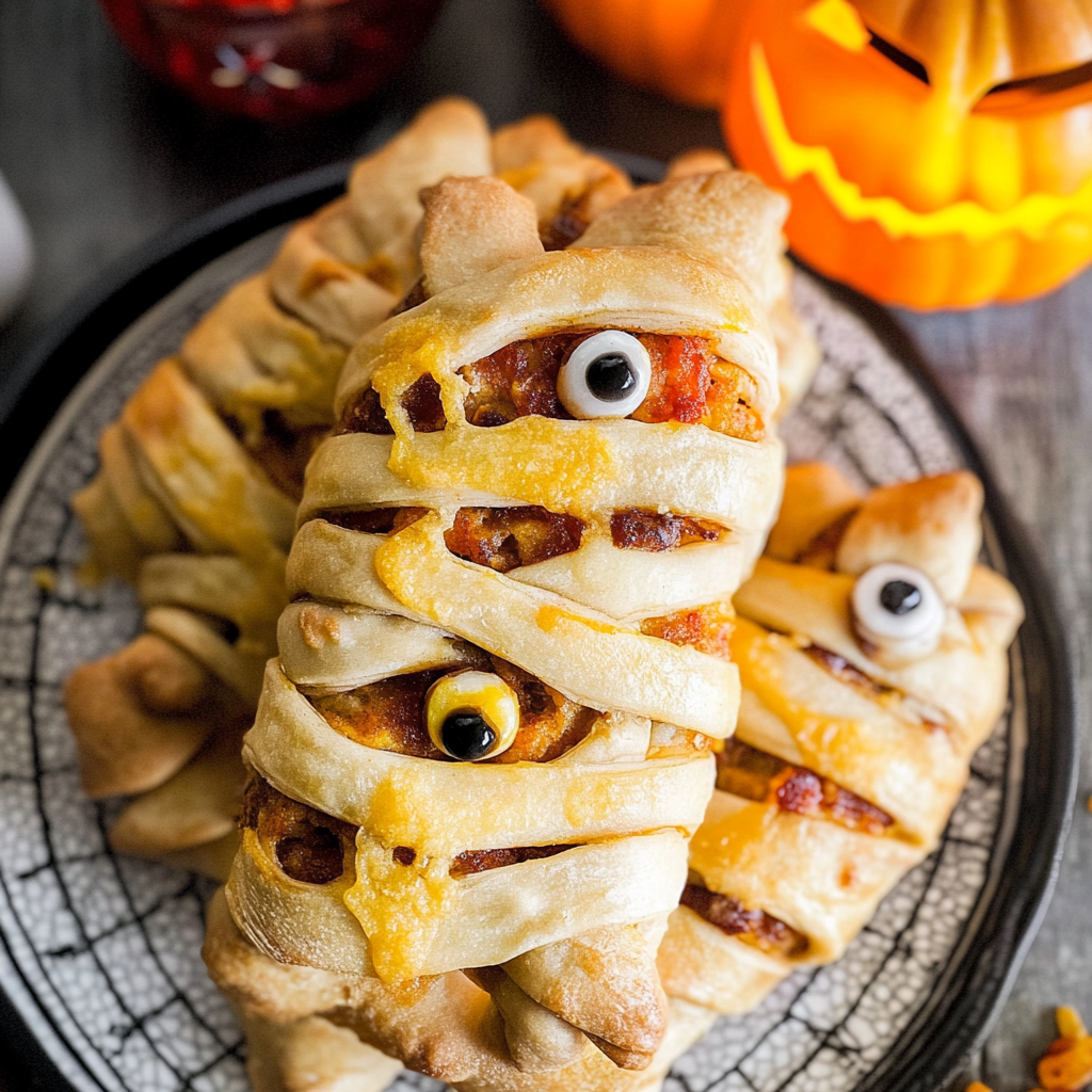 Halloween Mummy Breakfast Rolls Recipe