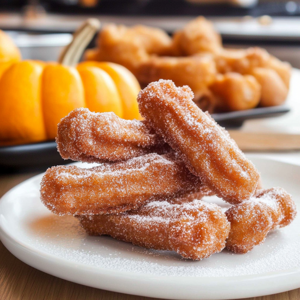 Mini Pumpkin Churros Recipe