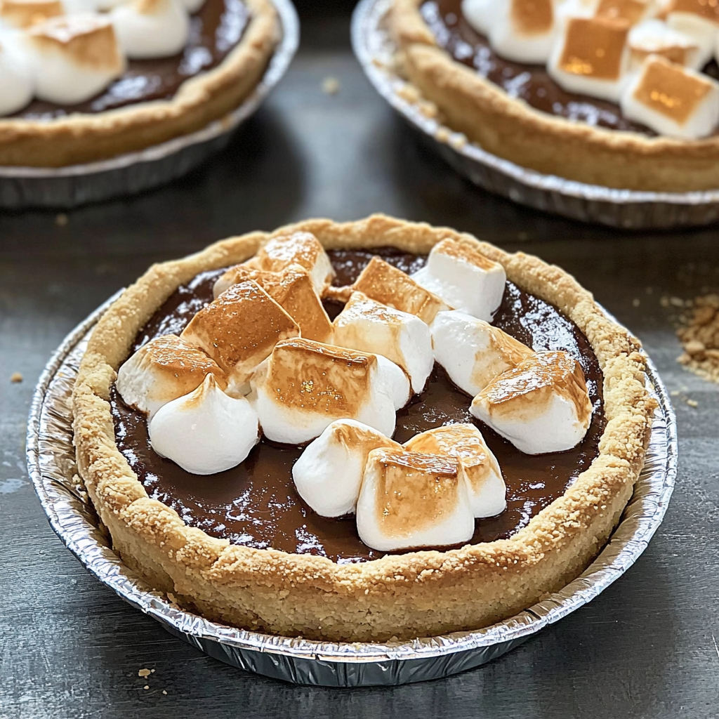 Five Minute Mini S'mores Pies Recipe