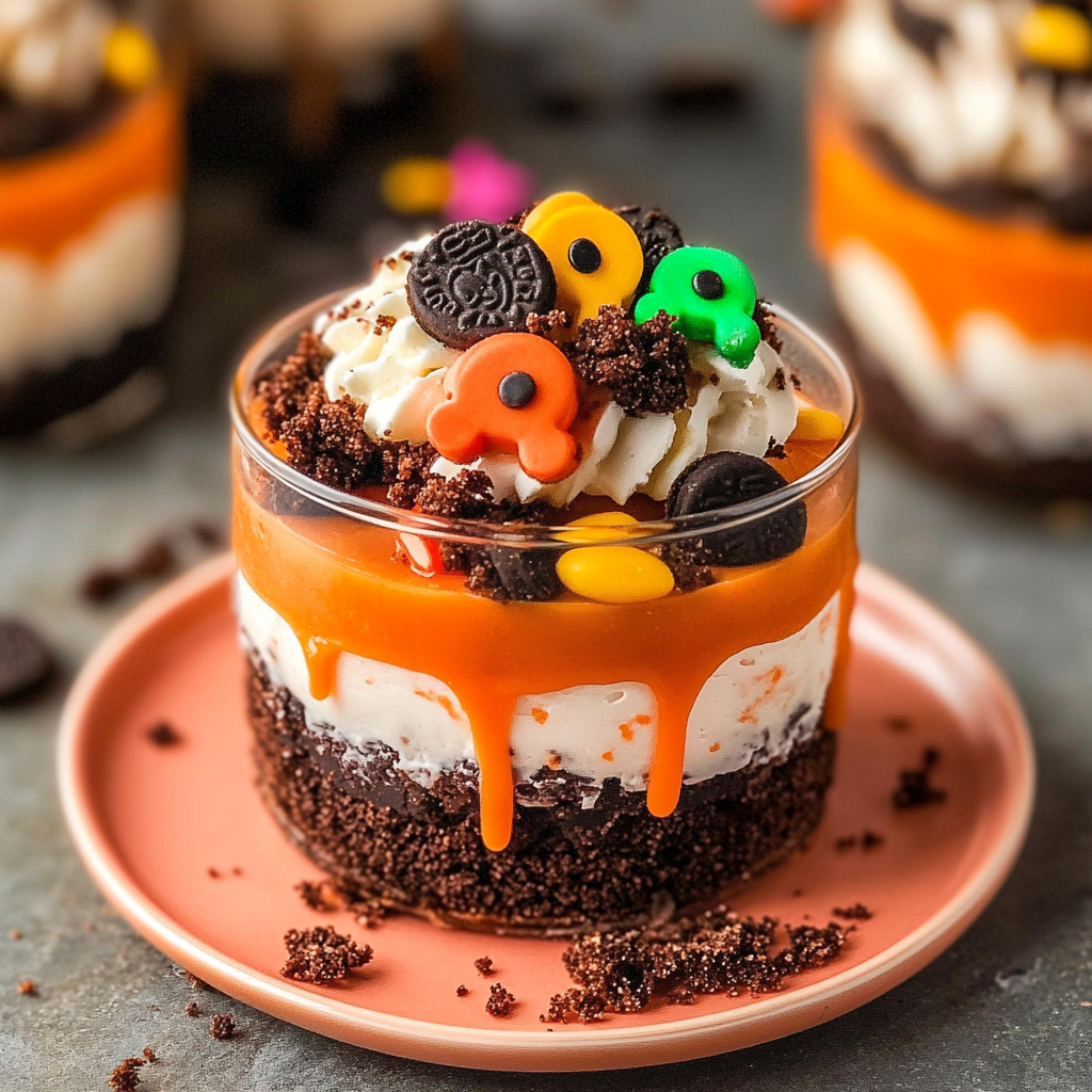 Easy Halloween Oreo Dirt Cake Recipe
