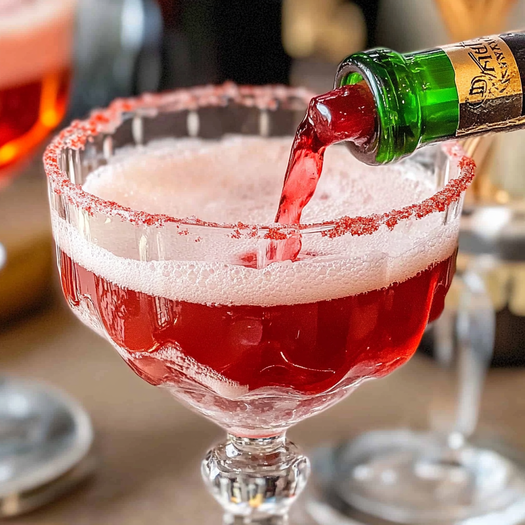 Vampire’s Kiss Champagne Cocktail Recipe