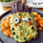 Halloween Guacamole (Frankenguac) Appetizers