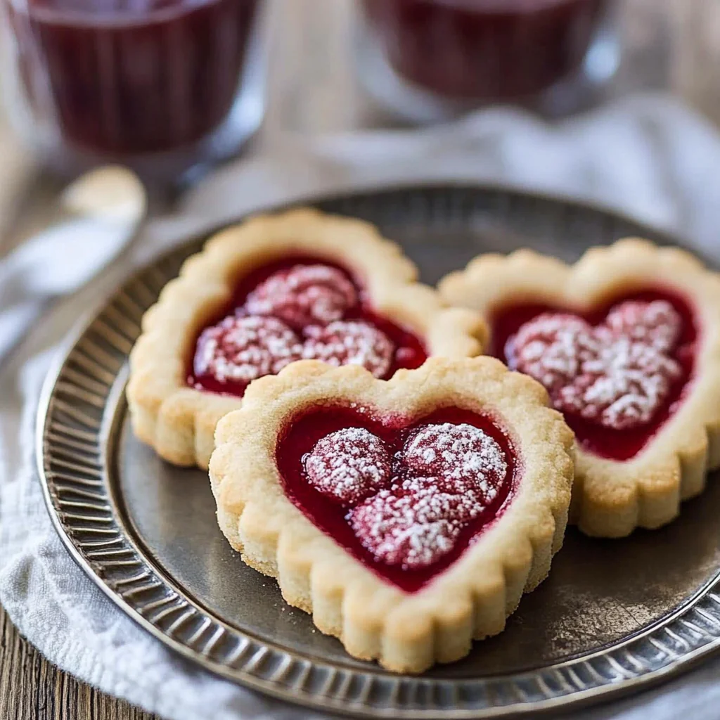 Classic Raspberry Linzer Heart Cookies Recipe