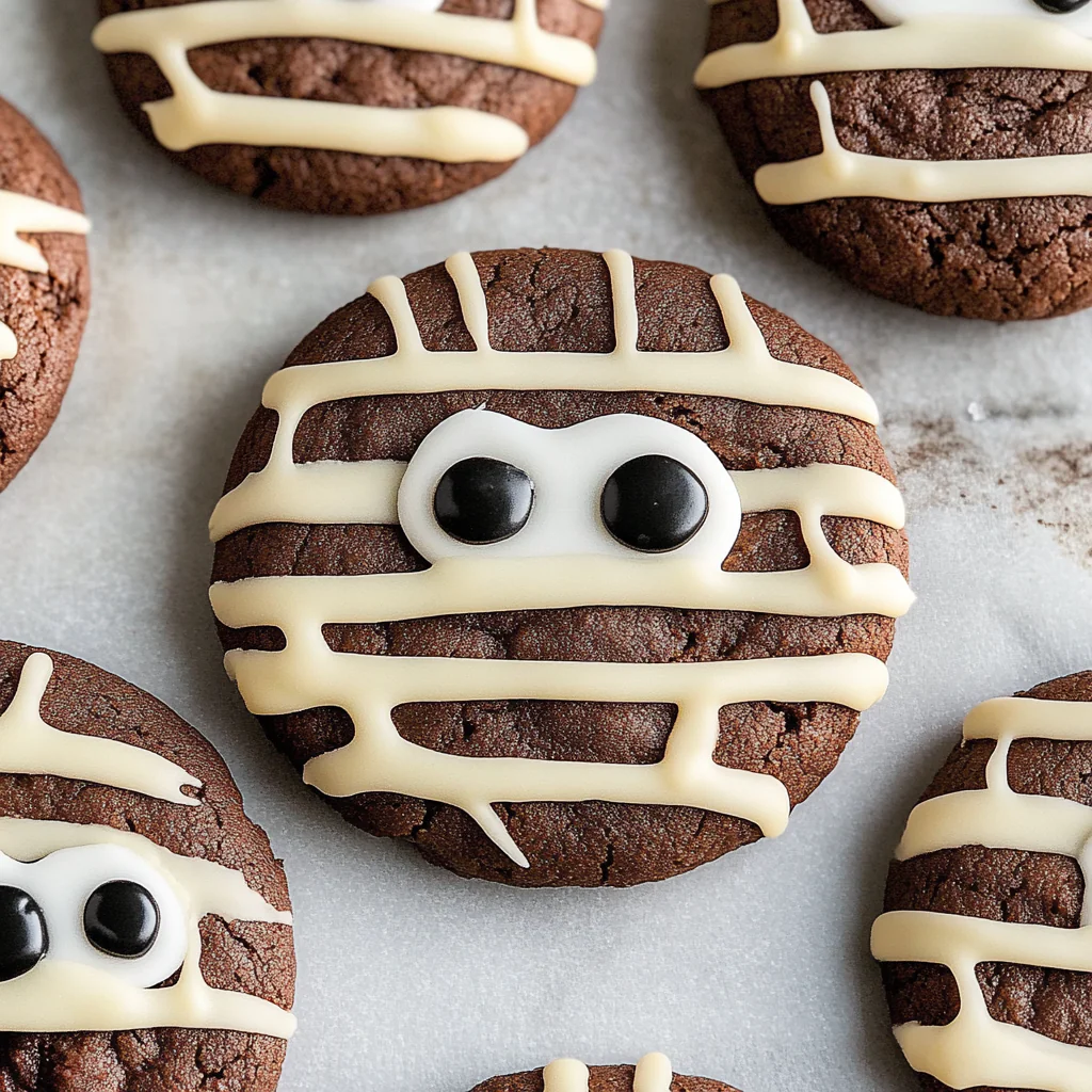Halloween Mummy Cookies