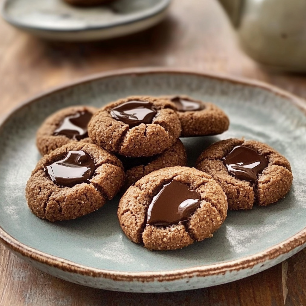 Chocolate Thumbprint Cookies Recipe