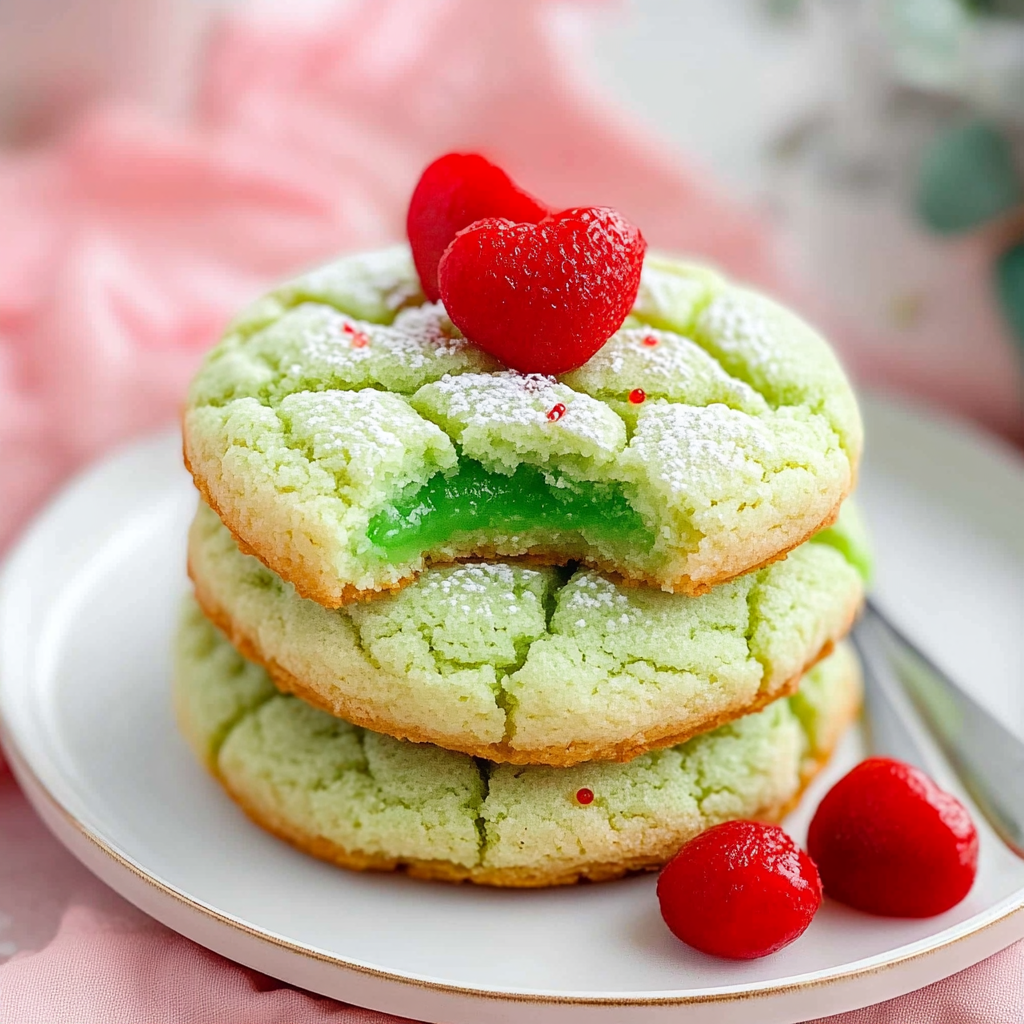 Grinch Sugar Cookies: