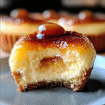 Vanilla Bean Crème Brûlée Cheesecake Cupcakes