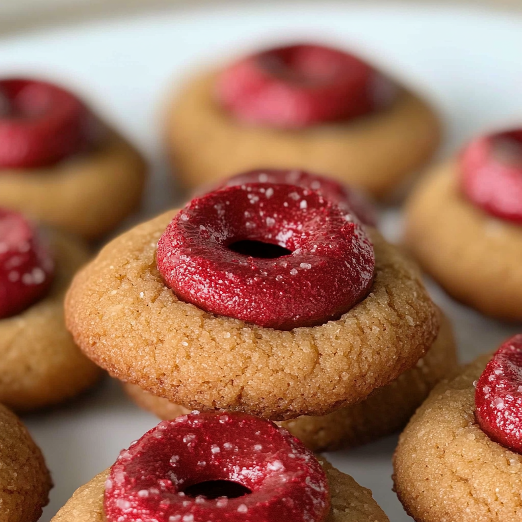 Red Velvet Thumbprint Cookies Recipe