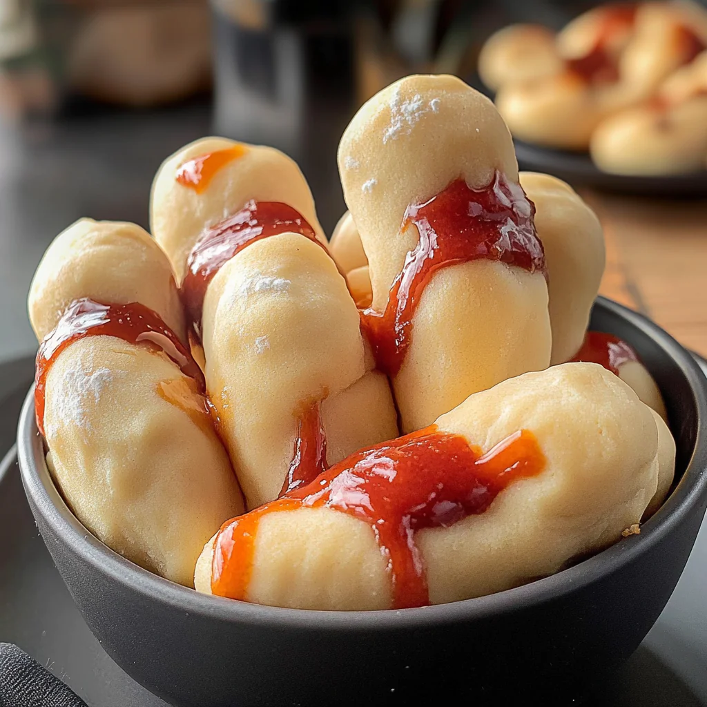 Witches Fingers Cookies