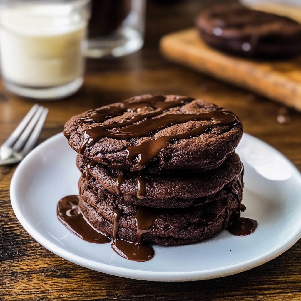 Chocolate Cake Mix Cookies