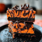 Halloween Cheesecake Brownies Recipe