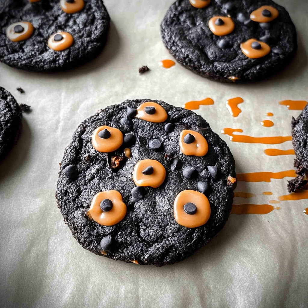Black Cookies with Cocoa & Espresso
