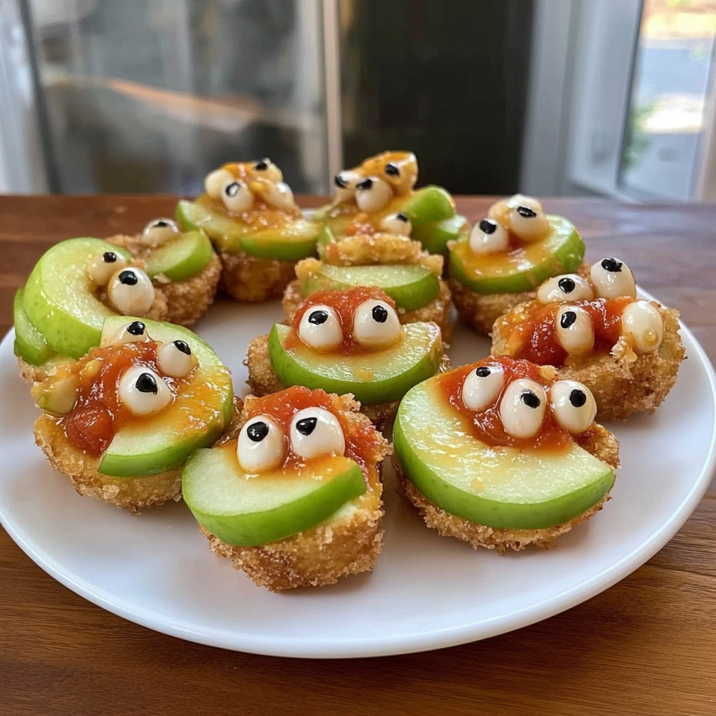 Silly Apple Monster Bites