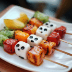 Halloween Ghost Fruit Kabobs